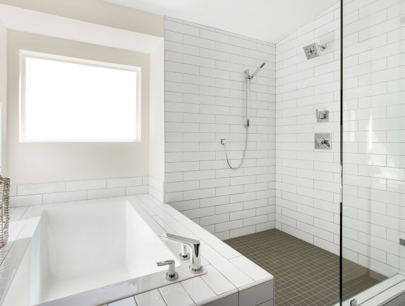 Large Tile Surfaces in Shower